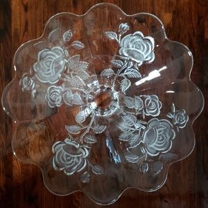 Vintage Bohemia Footed Fruit Bowl